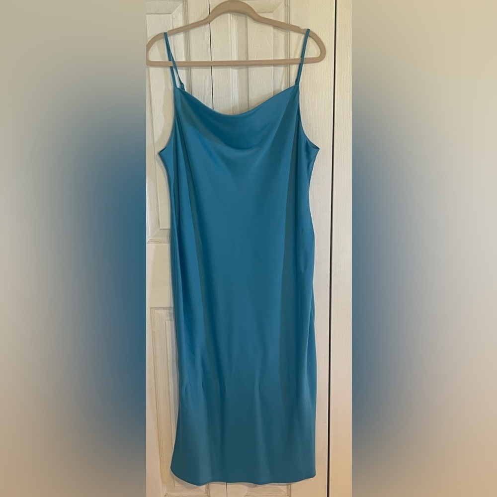Bar III Aqua Blue Midi Dress